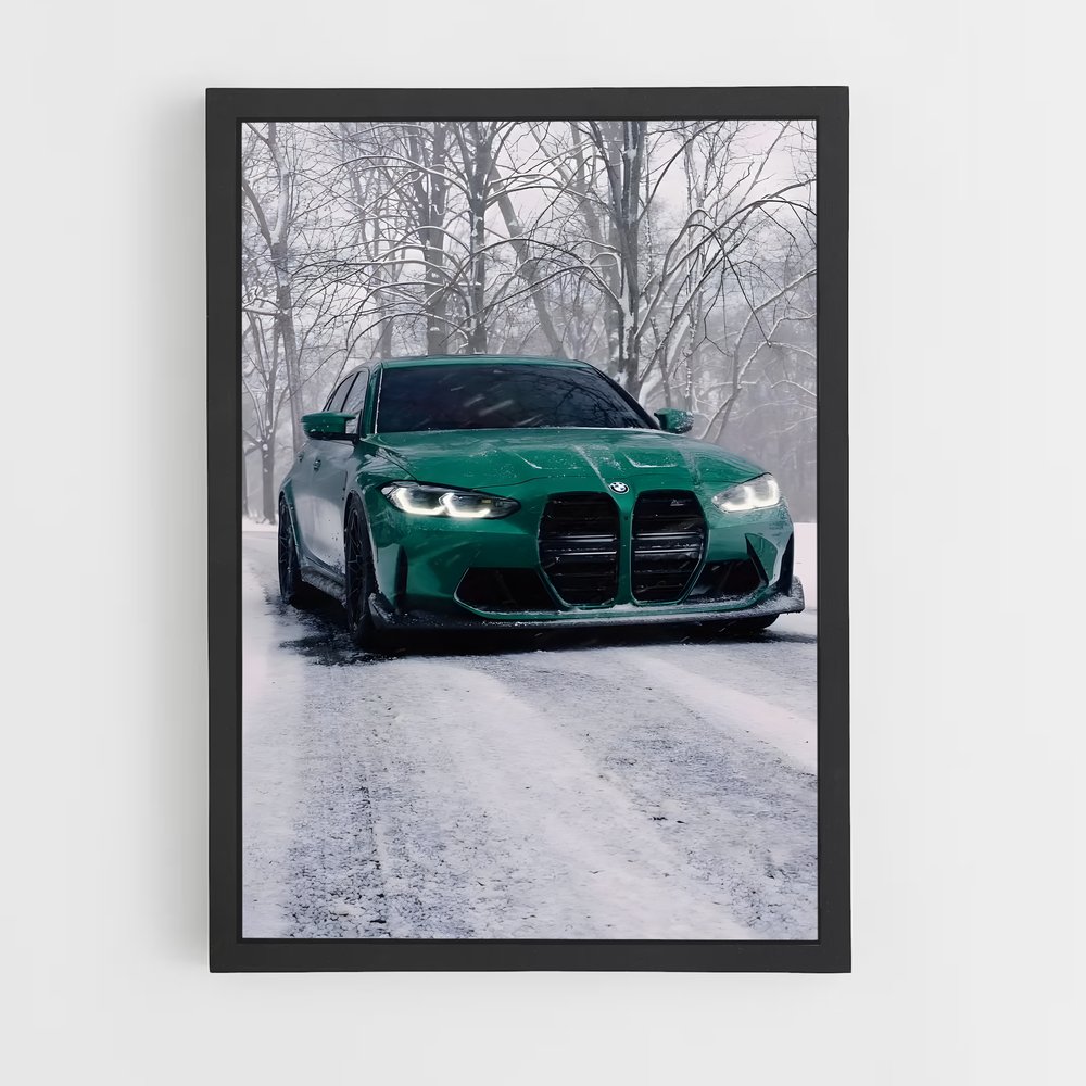 Poster Competition Route – affiche BMW (vue 2)